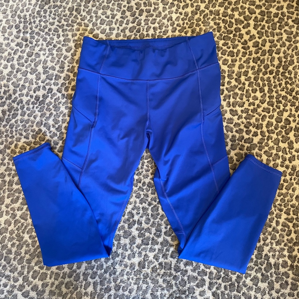 Athleta contender leggings. Gorgeous blue color